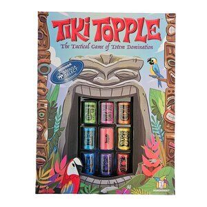 Tiki Topple Board Game - Tactical Totem Domination - Ages 10+